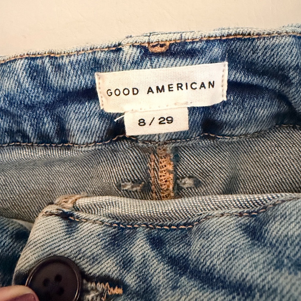 Classic High-Rise Straight Leg Jeans - Light Blue - Picture 4 of 4